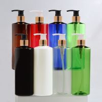 250ml 500ML PET Lotion Pump BottlePlastic Cosmetic ContainerEmpty Shampoo Sub-bottlingShower Gel Bottle