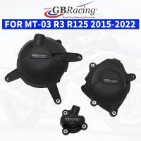 สำหรับยามาฮ่า MT-03 2016 2017 2018 2019 2020 2021-2022 YZF-R125 YZF-R3ชุดที่ครอบเครื่องยนต์2015-2022อุปกรณ์เสริมการป้องกันเครื่องยนต์มอเตอร์ไซค์การแข่ง GB