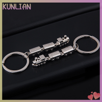 [KUNLIAN] Creative Metal movable Joint มินิรถไฟรุ่นโลหะผสมพวงกุญแจโลหะ