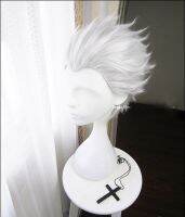 เครื่องแต่งกายวิกผมสีขาวสังเคราะห์ Emiya ผม Fate Stay Slicked-Back คอสเพลย์ทนต่อการยิงธนูสีเงินคืนไป