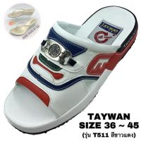 TAYWAN (SIZE 36-45) (รุ่น T511 สีขาวแดง) มาใหม่