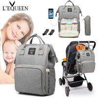 Lequeen Mummy Bag Diaper Bag Baby Care Large Capacity Mom Backpack Mummy Maternity Wet Bag Waterproof Baby Pregnant Bag