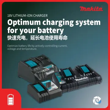 MAKITA DC18RD 14.4-18V LXT Li-Ion Dual/Twin Rapid Charger 240V