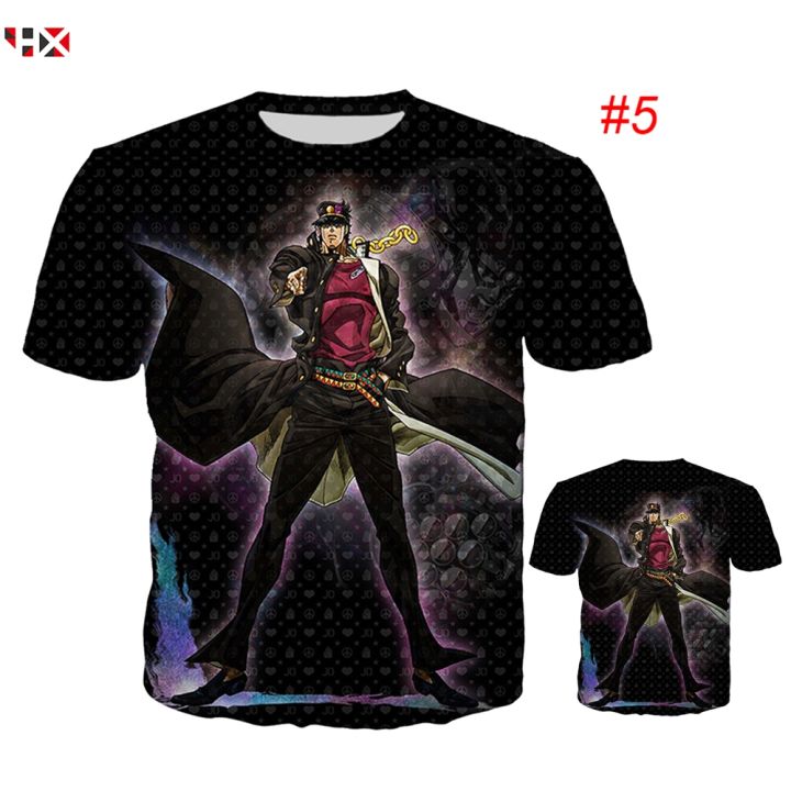 hx-เสื้อยืด-ลายกราฟฟิค-อนิเมะ-jojos-bizarre-adventure-3d-แนวสตรีท-ฮิปฮอป-สำหรับ-unisex