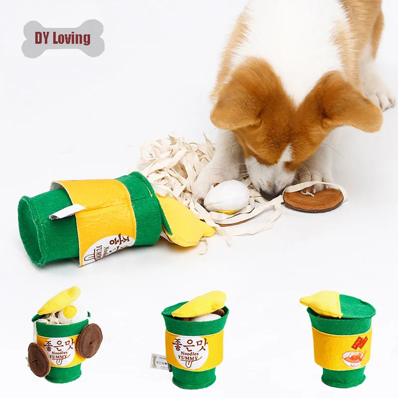 Unique Pet Toy, Ramen Cup, Sniffing Toy, Interactive Toy That