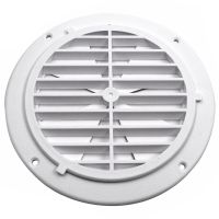 RV Yachts Boats Plastic Round Air Vents Louver Exhaust Fans White