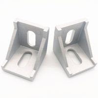 ☢◙♕ 50/100Pcs 2020 2028 Series Aluminum Alloy Corner Bracket Fitting Corner Angle Bracket for Connector Aluminium Profile Fittings