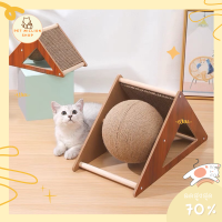 ?Pet million shop? ?พร้อมส่ง?ที่ฝนเล็บแมวลูกบอล ของเล่นสัตว์เลี้ยง ที่ฝนเล็บแมว  แผ่นลับเล็บแมว ที่ขูดเล็บแมว ที่ข่วนเล็บแมว2ne1