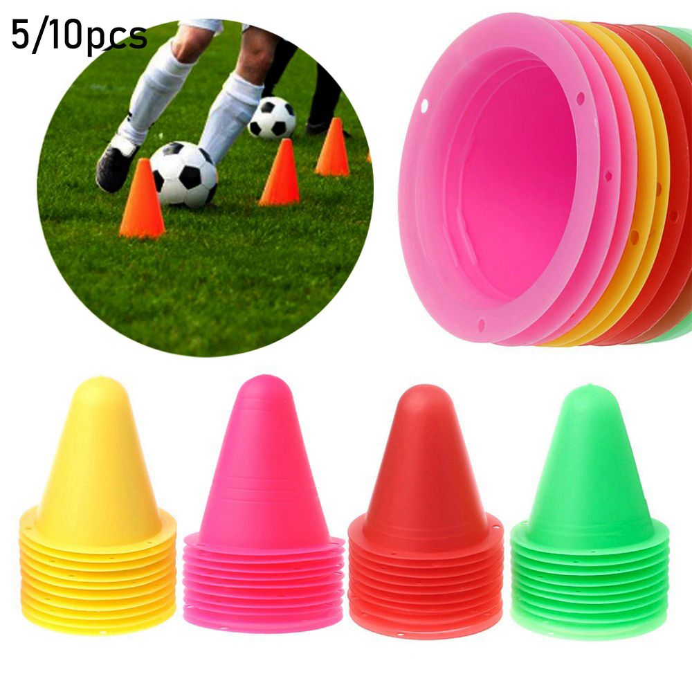 5/10Pcs 8CM Skate Marker Cones Roller Football Soccer Training Equipment Tools 
