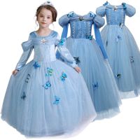 Princess Girl Dress Girl Children Christmas Party Costume For Kids Girls Clothes Fantasy Kids Ball Wear Dress Up