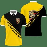 3D Printed Por-sche An-Hl Polo Shirt Ver 1 (Yellow)