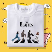 【New】 เสื้อยืด The Beatles คน 100% ผ้านุ่ม สกรีนคมชัด มีครบไซส์ อก 22-56 ( ใส่ได้ทั้งครอบครัว )