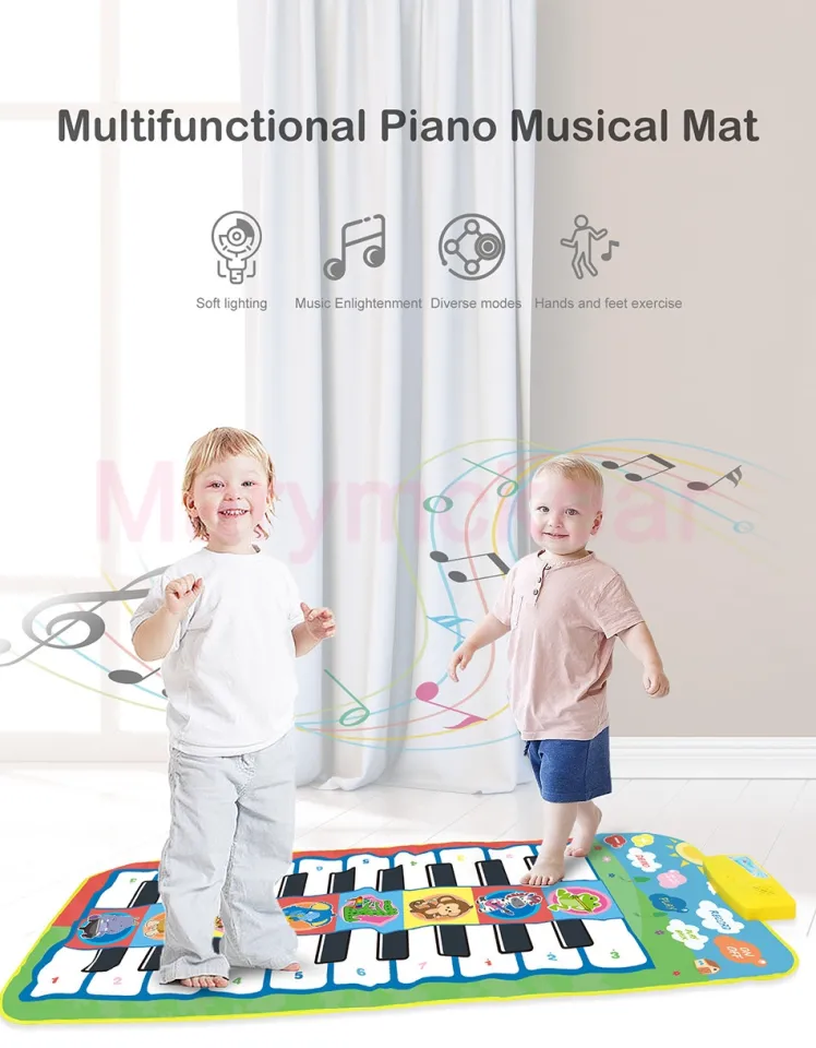 Tapete De Piano Musical Infantil, Manta Para Piano Musical