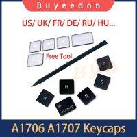 （Miss qis keycap） A1706ใหม่ A1707แป้นบนแป้นพิมพ์ Keycap สหรัฐอังกฤษ EU สำหรับแม็กบุ๊กโพรจอเรติน่า13 Quot; 15 Quot; ฝาครอบกุญแจแล็ปท็อป2016ปี2017