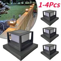 Solar Garden Light Outdoor Patio Fence Gate Street Lamp Waterproof Solar Post Light for Porch Stairs Lawn Courtyard Garden decor