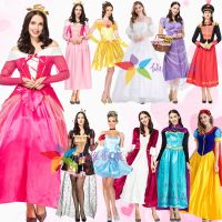cos Snow White costume Halloween adult Cinderella Frozen Aisha Anna princess dress