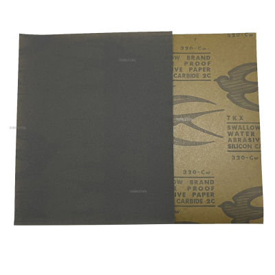 กระดาษทรายตรานก กระดาษทราย กระดาษทรายน้ำ 10แผ่น/1แพ็ค / มีให้เลือก 13 เบอร์ ์No.100-No.800 Swallo brabd water proof abrasive paper silicon carbide 2c