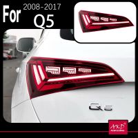 โมเดลรถยนต์ AKD สำหรับ Audi Q5ไฟท้าย2008-2017ภาพเคลื่อนไหวไฟ LED ไฟท้ายสัญญาณเลี้ยวแบบไดนามิก DRL ยานยนต์ Accessorefdhgf