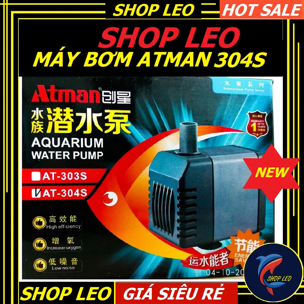 Máy Bơm Hồ Cá Atman AT301SAT302SAT303S  BENTV SHOP Chuyên Bán Thức Ăn   Phụ Kiện Cho Cá Tép Cảnh