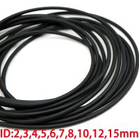 1 meter Fluorine Rubber Solid Strip Diameter 2345678102.53.5mm O-Ring Bar Seal Not Foaming Black