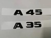 NEW 1pcs glossy black Plastic ABS A 45 A45 A35 A 35 Trunk Rear  Badge Emblem Sticker for Mercedes Benz W176 AMG A Class 4matic