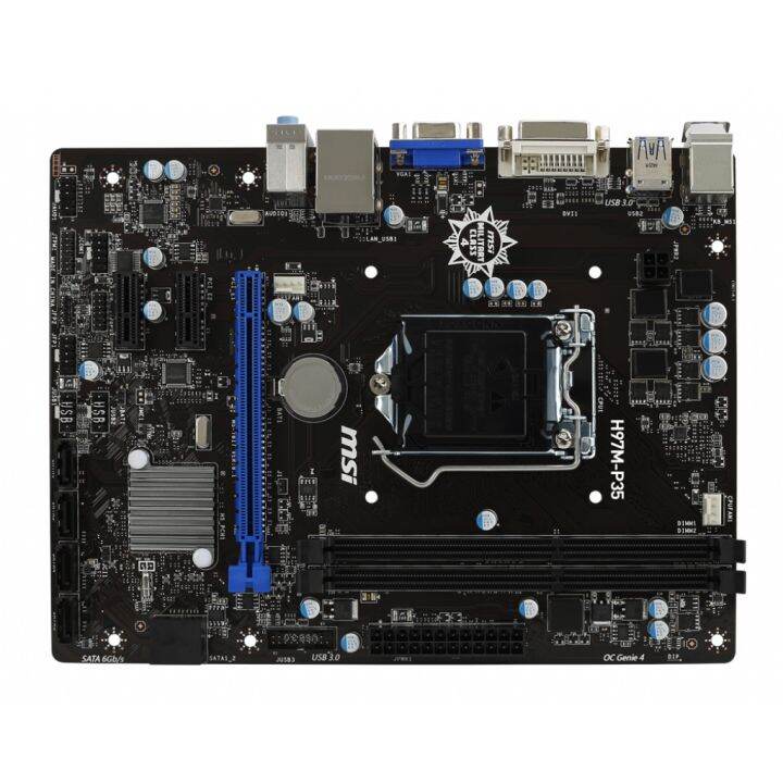 MSI H97 Motherboard H97MP35 USBD Mainboard LGA 1150 4th Gen DDR3 16G