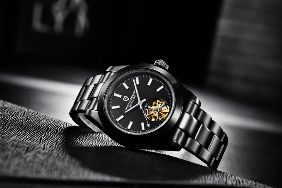 PAGANI Design Brand Luxury Men Watches Automatic Black Watch Men