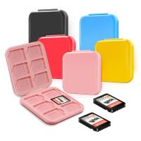 Portable Nintend Switch Travel Accessories 12 In 1 Game Card Case Micro SD Case Holder Hard Shell NS Storage Protector 2023