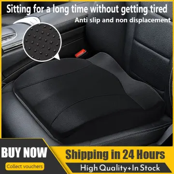 Car Booster Seat Cushion For Driver Hip Pain Raised Memory Foam