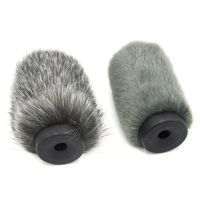 Coolvox MIC Windshield Windscreen Muff สำหรับ RODE VideoMic สำหรับ Takstar SGC-598 MKE600 ประดิษฐ์ Fur Wind Shield 12.5 ซม. ลึก