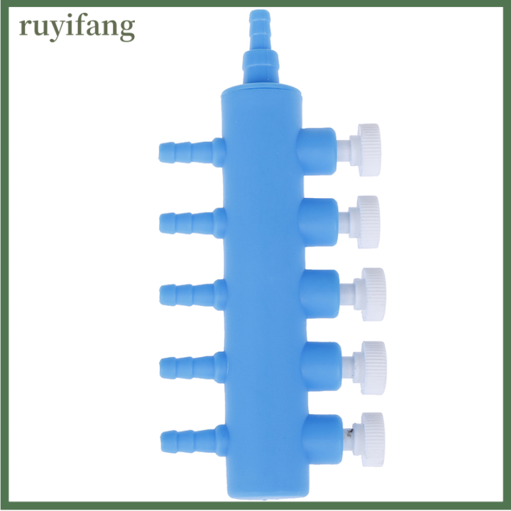 ruyifang-1-pc-aquarium-fish-tank-5หลุมปั๊มลมพลาสติกวาล์วควบคุมท่อน้ำ