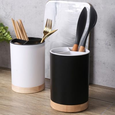 Spoon Fork Knief Chopstick Drain Box Tableware Storage Holder Three Compartments Cutlery Shelf Kitchen Utensil