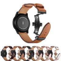 【CHUYANG SHOP】   สายหนัง20มม. 22มม. สำหรับ Samsung Galaxy Watch 4 Classic/active 2/3/42มม./46มม. สร้อยข้อมือ Huawei Gt/ 2/3 Pro Galaxy Watch 5/4 Band