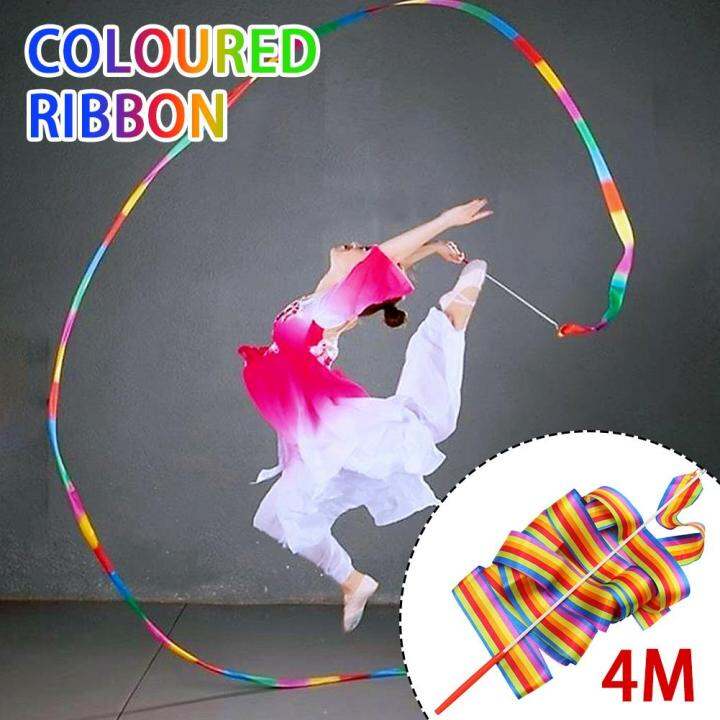 4 Meters Ribbon Gymnastics Ribbon Dance Performance Props Dancing