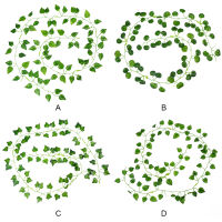 ใบไม้เถาแขวนเทียมประดับใบไม้เครื่องตกแต่งฝาผนังตกแต่งบ้านห้องโถงสำนักงานงานแต่งงาน