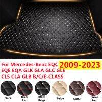 แผ่นรองท้ายรถทำจากหนังสำหรับ Mercedes-Benz B/c/e-Class GLB CLA CLS GLE GLC Glla GLK EQA EQE EQC 1 SJ