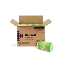 KIMSOFT Interfold 1 Ply กระดาษเช็ดมือแบบแผ่น 250 แผ่น x 12 ห่อ ขายยกลัง มีของพร้อมส่ง