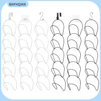 หลังประตู BAIFAQIAN สำหรับกระเป๋าแขวนที่เก็บผ้าพันคอชั้นเก็บของตะขอแขวน