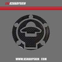 Motorcycle sticker protection pad scratch-resistant 3D carbon fiber tank gas cap pad filling cover decal for YAMAHA R15、R25、MT03