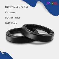 Black NBR TC/FB/TG4 Skeleton Oil Seal ID 120mm OD 140-180mm Thickness 10-16mm Nitrile Butadiene Rubber Gasket Sealing Rings Gas Stove Parts Accessorie