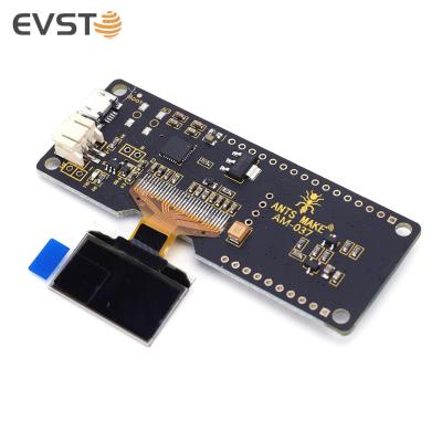 【สินค้าใหม่】บอร์ดพัฒนา ESP32 0.96นิ้วจอแสดงผล OLED โมดูล ESP-WROOM-32ไวไฟบลูทูธรองรับอินเตอร์เฟซพร้อมแบตเตอรี่ลิเธียม2.4-2.5กิกะเฮิร์ตซ์