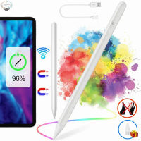 HK Smart Stylus ปากกาปุ่มป้องกันอุบัติเหตุความไวสูงดินสอปากกาหน้าจอสัมผัสสำหรับการเขียนการวาดภาพ