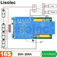 Lifepo4 16S สมดุล BMS 48V 51.2V ลิเธียมเหล็กฟอสเฟตแบตเตอรี่ปล่อยบอร์ดป้องกันเท่ากันสำหรับวงจรไฟฟ้าของจักรยานไฟฟ้า