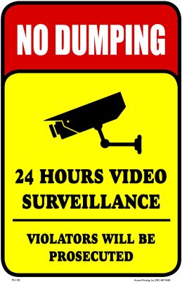 ไม่มีเวลาทุ่มตลาดวิดีโอรักษาความปลอดภัยป้ายอาคารธุรกิจโลหะ