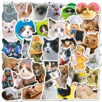 10/30/50PCS Kawaii Funny Cat Sticker Aesthetic PVC Childrens Decoration Scrapbooking Korean Stationery School Supplies for Kids
