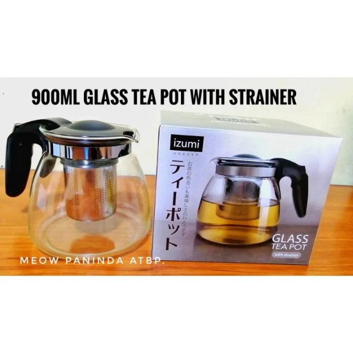 Glass Teapot Coffee 900ml 1250ml with without Strainer Lazada PH