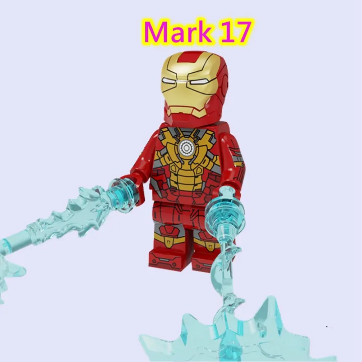 mark-17ฮาวด์เบรกเกอร์ไอรอนแมนเครื่องสงคราม-ของเล่นเด็กบล็อกก่อสร้างเกมอเวนเจอร์สโทนี่สตาร์ค