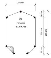 K2 FORTRESS กราวชีท ตรงรุ่น เสริมยื่นหน้า