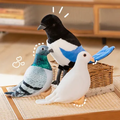 Birds Toy Children Gift Stuffed Toy Toy Simulation Pigeon Realistic Birds Plush Toys