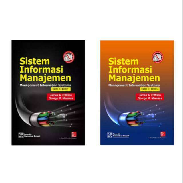 Paket Buku Sistem Informasi Manajemen Edisi 9 Buku 1 Dan 2 James O Brien Lazada Indonesia